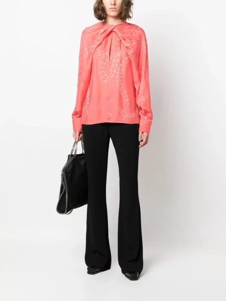 Raštuotas palaidinė Stella Mccartney rožinė