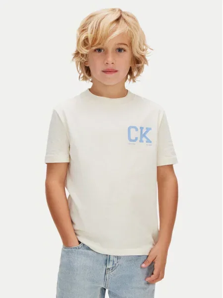 Dětské tričko Calvin Klein žluté