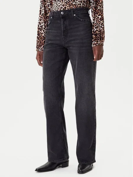 HUGO Blugi Wide Leg negru