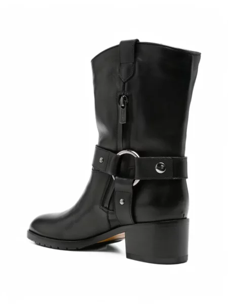 Botine Doucal's din piele negru