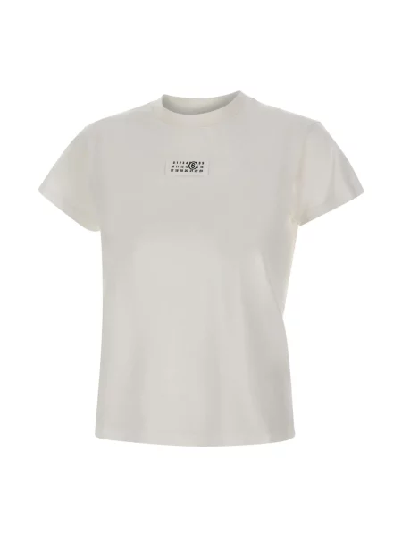 Koszulka Mm6 Maison Margiela z logo biała