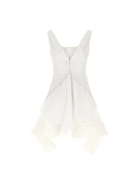 Sukienka mini Alexander Mcqueen biała