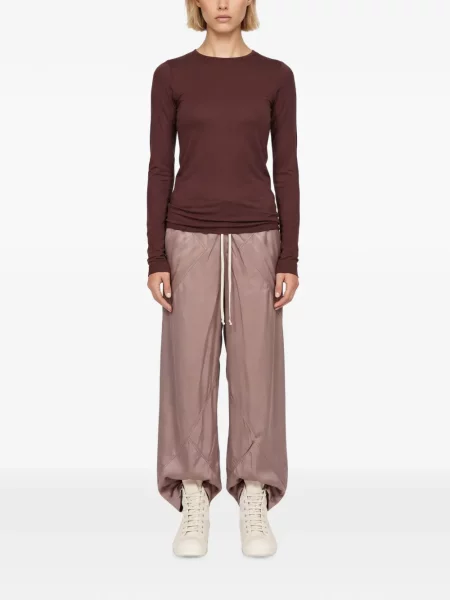 Lung tricou Rick Owens Lilies roșu