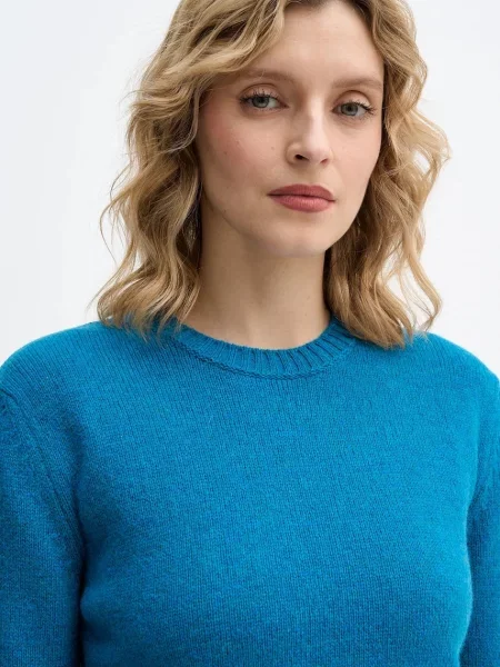 Шерстяной свитер United Colors Of Benetton серый