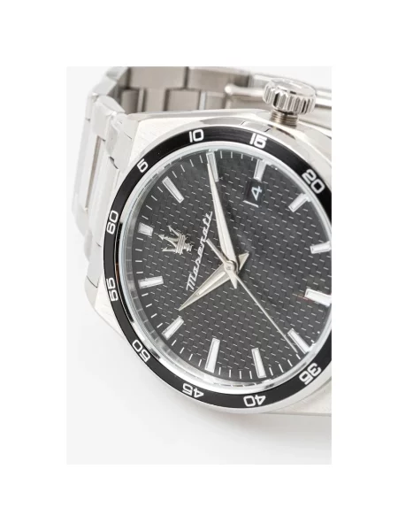 Maserati zegarek srebrny szary