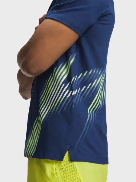 Футболка Under Armour с лого синяя