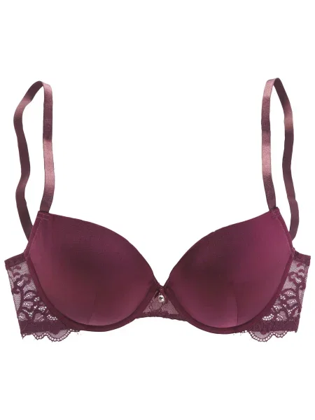 LASCANA Sutien bordeaux roșu
