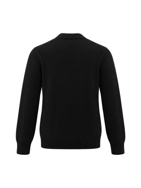 Sweter Ami Paris z kaszmiru czarny