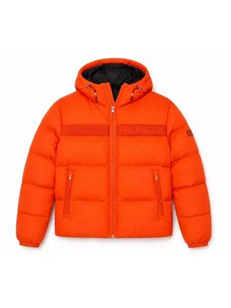 Kurtka Tommy Hilfiger pomarańczowa