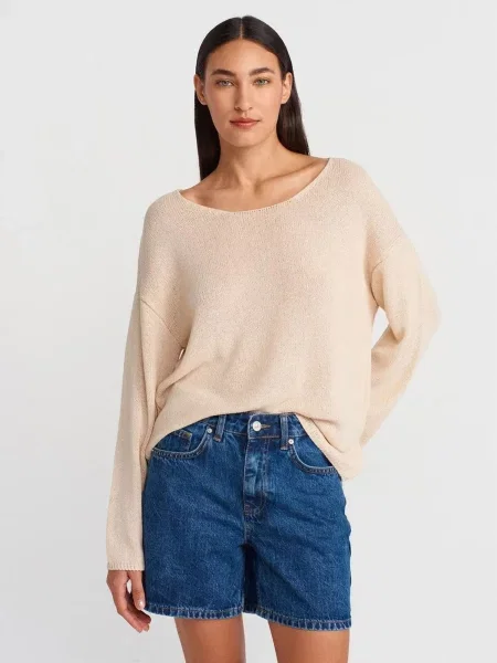 Dilvin Pulóver Pullover' bézs