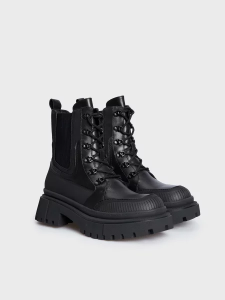 Кожаные ботинки Prpy черные