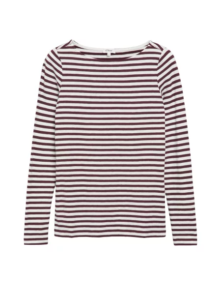 S.Oliver Tricou roșu vin alb