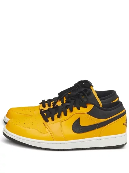 Sneakerși Jordan Air Jordan 1 cu șireturi din dantelă galben