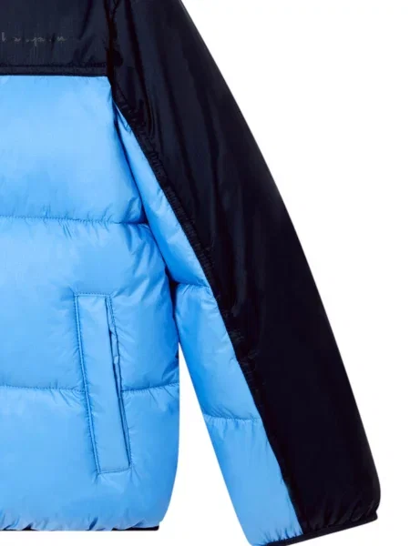 Kurtka Champion Hooded Jacket Dzieci niebieska