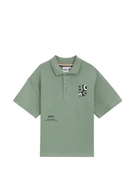 Koszulka polo dziecięca Bosswear zielona