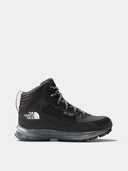 Дитячі Черевики аутдор The North Face Fastpack Waterproof Mid шкіра/синтетичний чорний