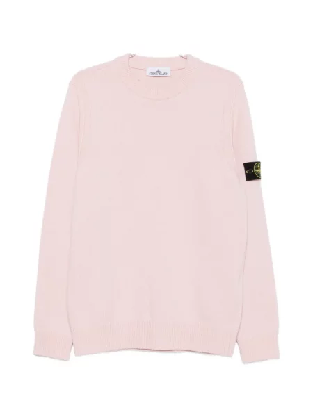 Pulover Stone Island cu strasuri roz