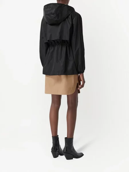 Kurtka Burberry z kapturem czarna