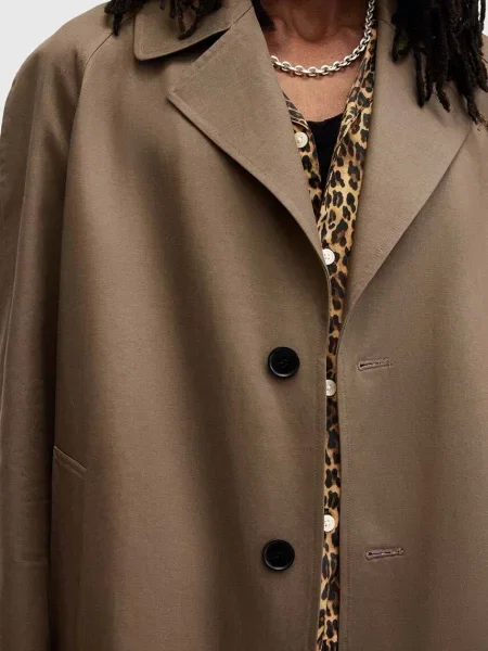 Пальто AllSaints MONTELL перехідне коричневий