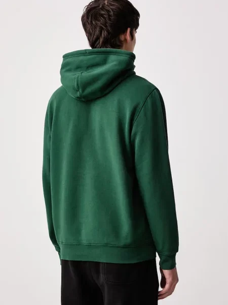 Tommy Jeans bluza z kapturem z bawełną zielona