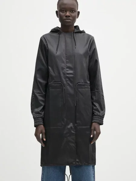 Парка Rains String W Parka W3 перехідна чорний