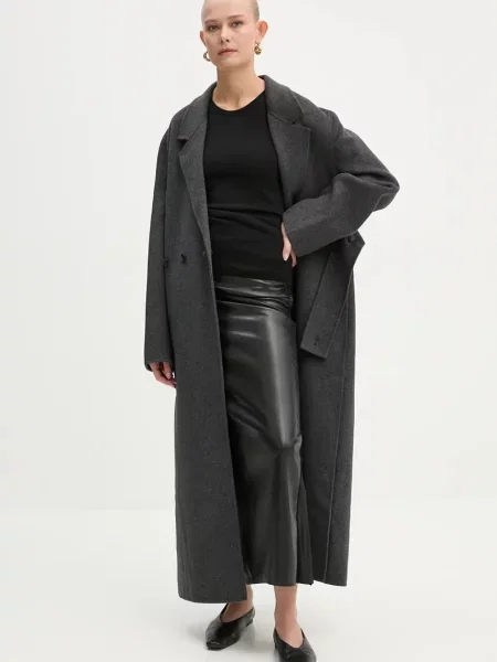 Вовняний топ AERON чорний