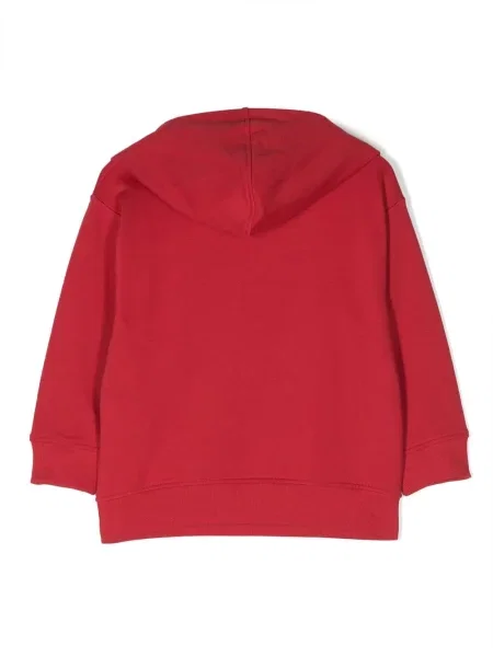 Bluza z kapturem dziecięca Emporio Armani czerwona
