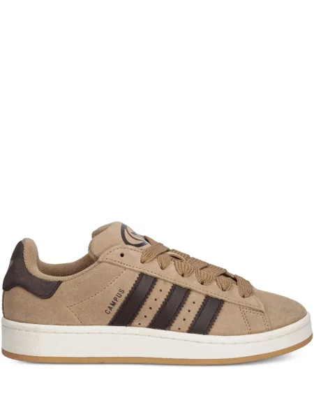 Sneakersy Adidas Spezial prążkowane na platformie czarne