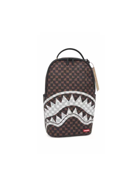 Plecak Sprayground w kratę brązowy