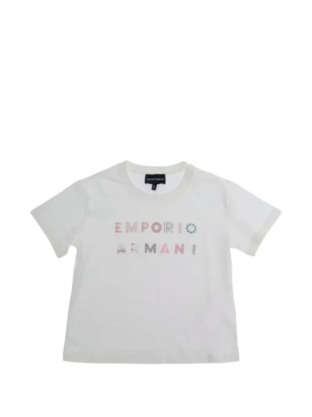 Koszulka dziecięca Emporio Armani biała