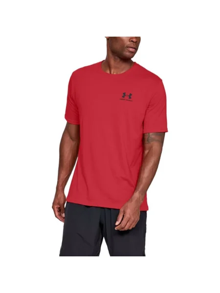 Тениска Under Armour Sportstyle Lc Ss Red XS червено