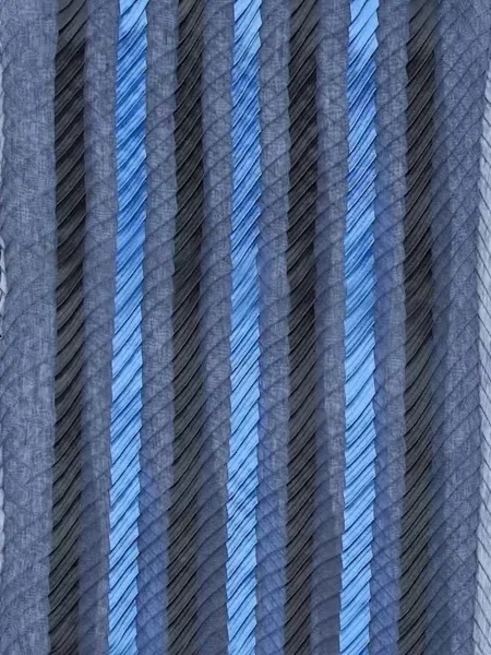 Fular Giorgio Armani cu dungi albastru