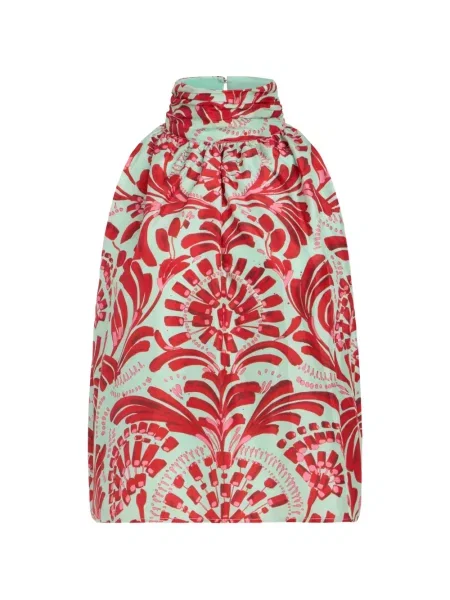 Bluzka Marie Oliver w kwiatki niebieska