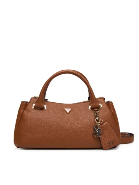 Τσάντα Guess Evie καφέ