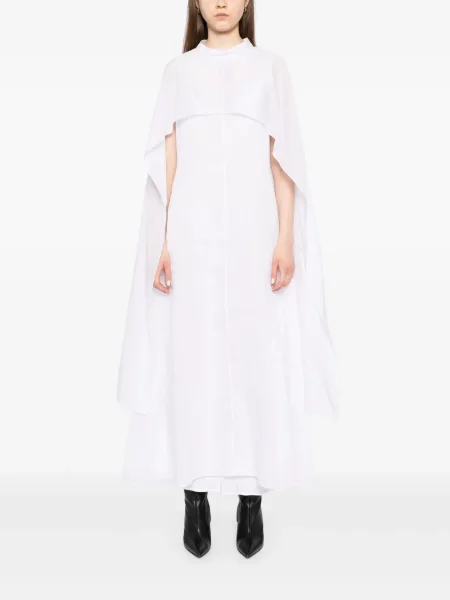 Kostiumas midi suknelė Jil Sander iki kelių balta