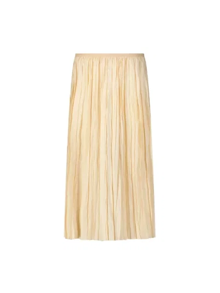 Spódnica plisowana Roberto Collina do kolan beżowa