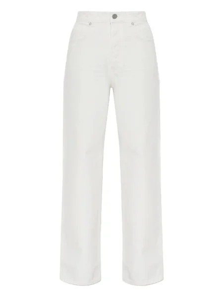 Blugi drepți Allsaints alb