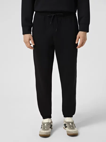 Джогери Armani Exchange темно-синій бавовна/поліестер/еластан сині