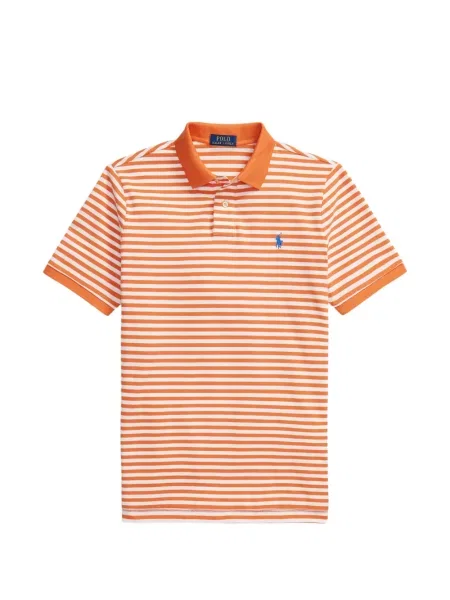 Хавлиени препасан карирана риза Polo Ralph Lauren синьо