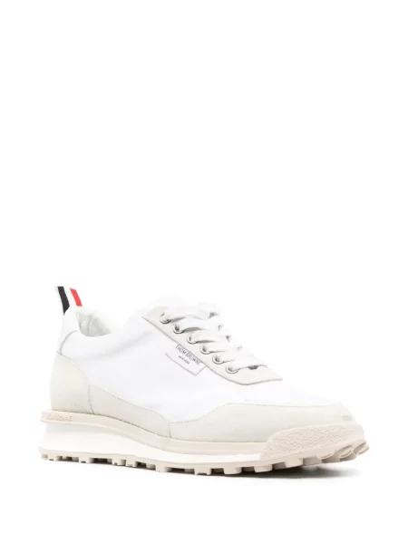 Semišové tenisky Thom Browne bílé