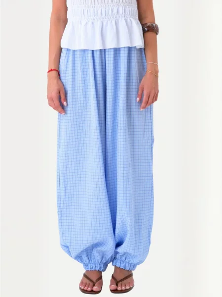 ITS MAY Pantaloni Milena albastru