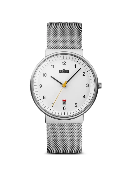 Ceas Braun Watches plasă clasic cu bretele alb