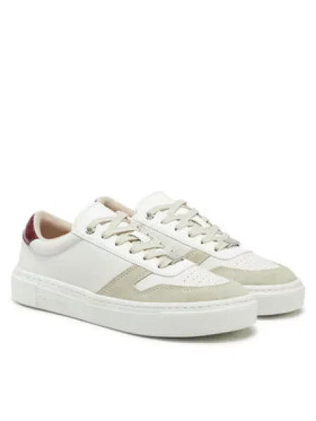 Calvin Klein Sneakersy Cupsole Lace Up bílá