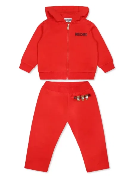 Komplet dresowy dziecięcy Moschino czerwony