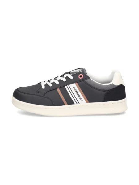 JACK & JONES Tenisky JFWDAXON námořnická modř / hnědá / bílá modré