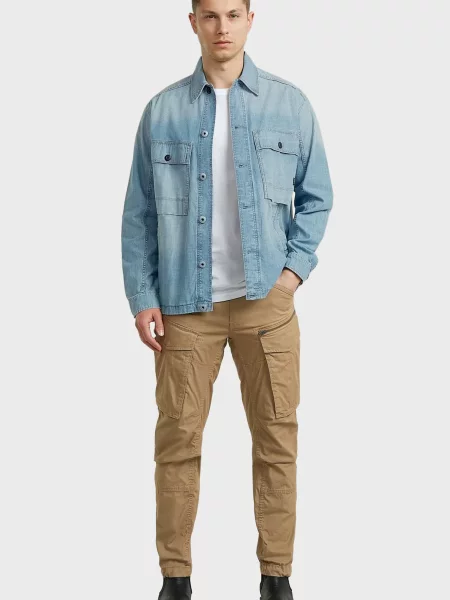 Брюки карго G-star Raw бежевые