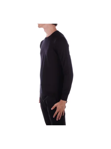 Sweter Tagliatore wełniany czarny