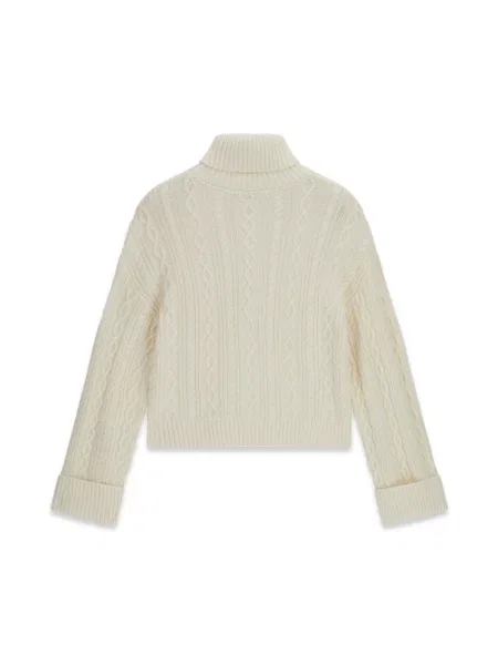 Guess sweter z dodatkiem wełny X NORTH SAILS biały
