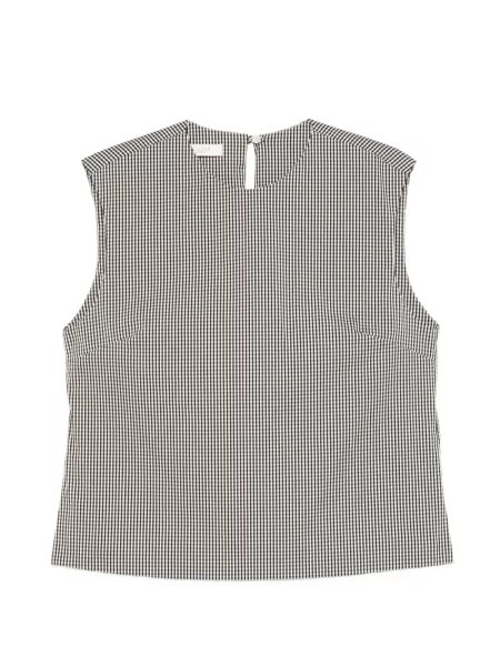 Top Incotex fără mâneci negru