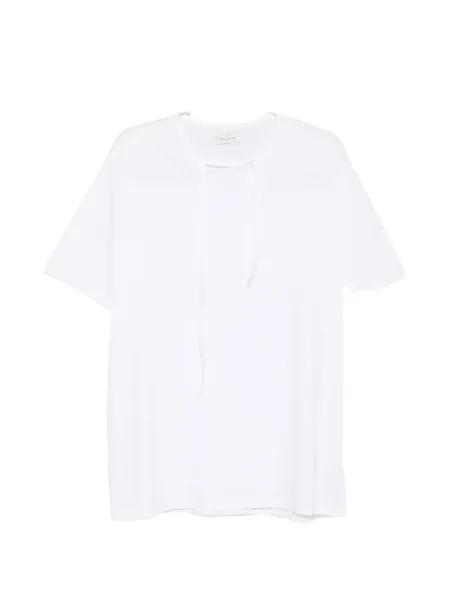 Tricou Yohji Yamamoto cu legături alb